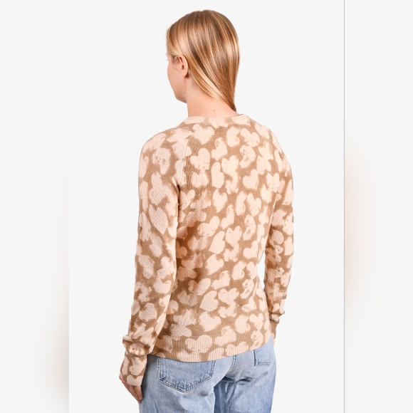 Like new S Equipment cashmere heart patterned crewneck sweater - Picture 12 of 12